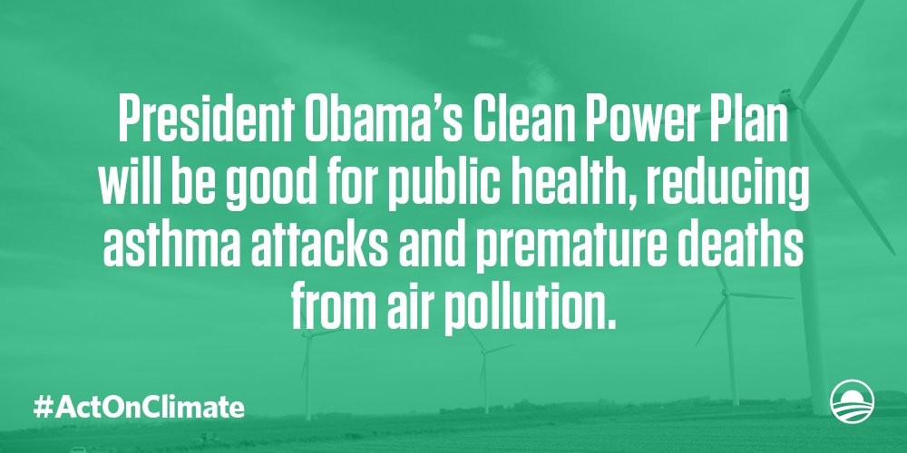 BarackObama's tweet image. For the health of our children and grandchildren, we have to #ActOnClimate.