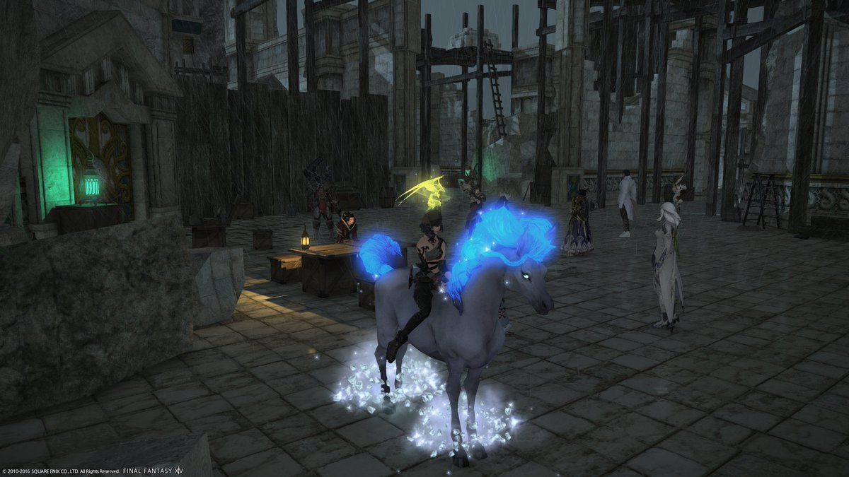 AxMaltos's tweet photo. Offered to help someone with a Shiva EX clear, AND got my pony!  :D  It pays to be helpful.  :> #FFXIV https://t.co/TBxSVPNkGw