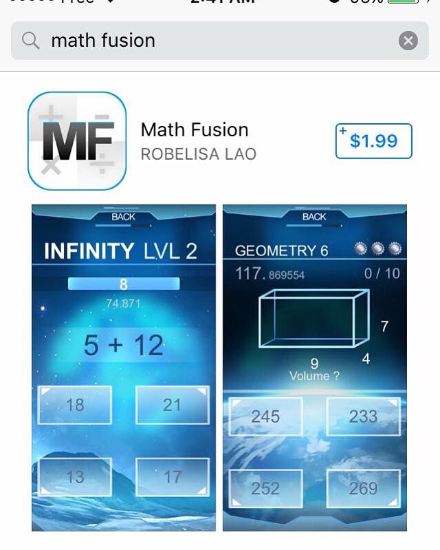 MathFusionApp's tweet photo. Heads up!!"Math Fusion" game app on it's new version 2.1 have fun and keep learning available now on Apple Store https://t.co/8698LFrn6J