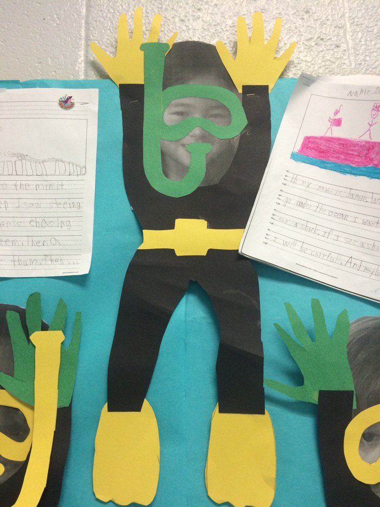 We loved sharing our work and underwater adventures during open house tonight! #tatemtigerpride