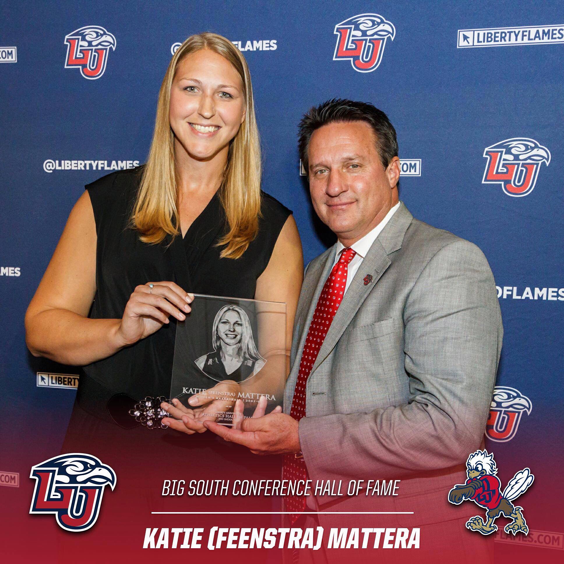 Liberty Flames on Twitter: "Katie (Feenstra) Mattera was elected to the Big  South Hall of Fame today! Read more at: https://t.co/1Z5FWAn0nE  https://t.co/7om6Ycgtan" / Twitter