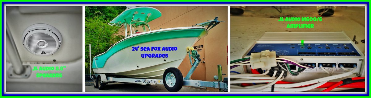 AM14452's tweet photo. Marine Audio Upgrades 813.362.5454 @JLAudio @ClarionUSA @ChaparralBoats @seafox_boats #lutzflorida @mcorautomotive https://t.co/y5qU60JCkG