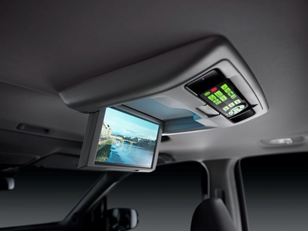 Limit the "are we there yets" in the Honda #Pilot with the #Honda DVD Rear Entertainment System with a 9" display!