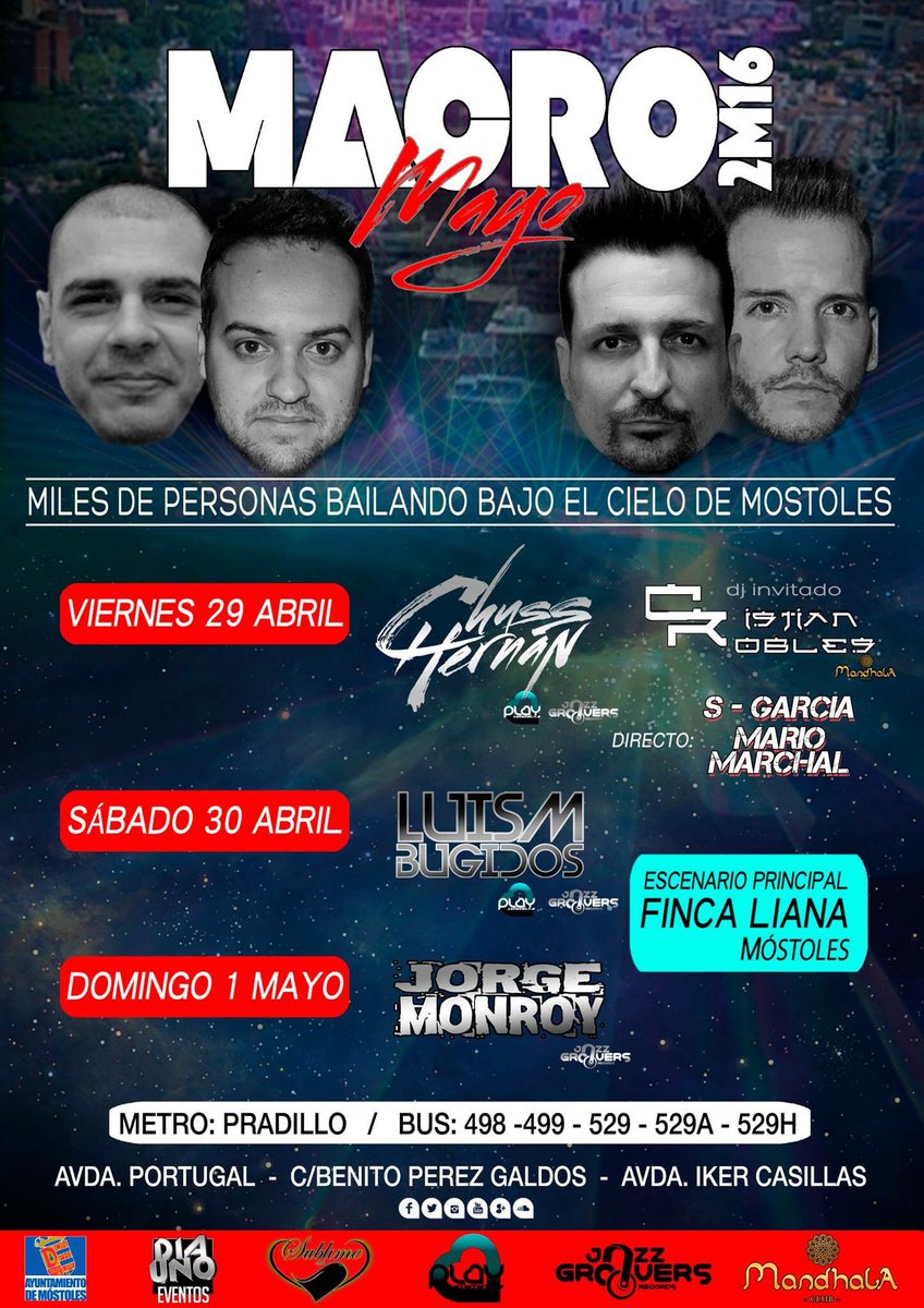 chusshernan's tweet photo. #macromostoles #mostoles #dj #djs #djmadrid #madrid #edm #electronicmusic #musica ##chusshernan #mostolesmanda https://t.co/HuThMo73uT
