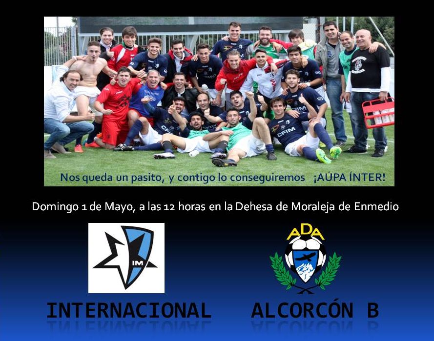 InterdeMadrid's tweet photo. El domingo tenemos otra cita importante. Con tu ayuda alcanzaremos el punto que nos queda #aupainter https://t.co/Y94SacgOOI