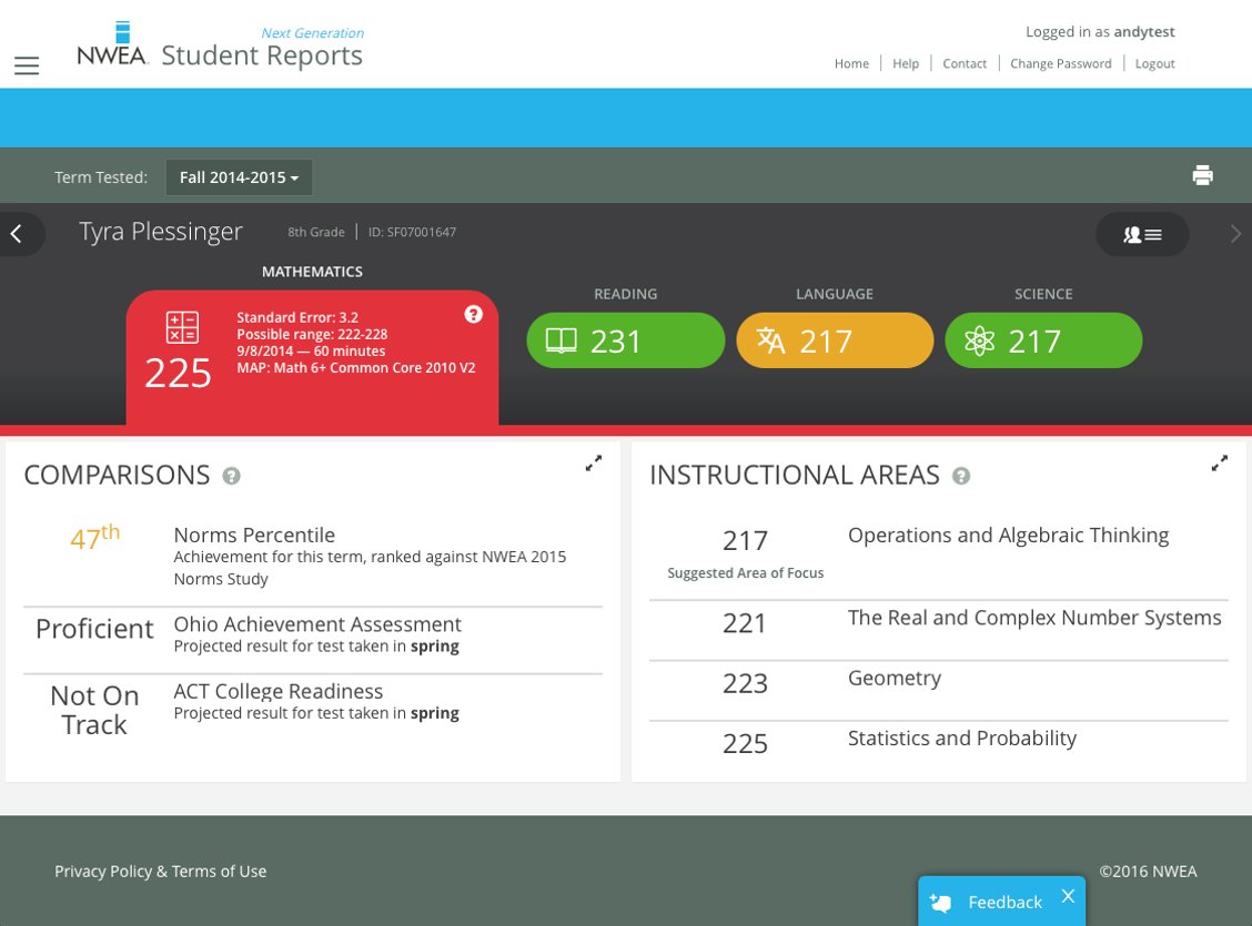 Map Testing Student Login