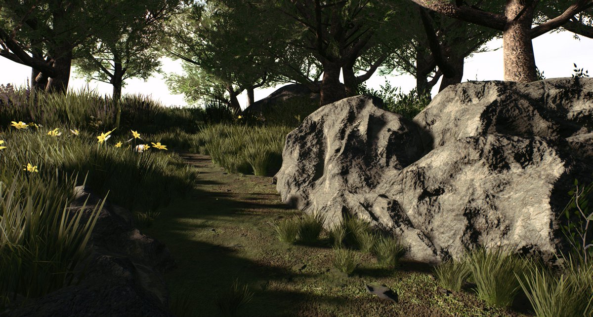 will_leeming's tweet photo. Some work loosely based on Filey Clifftops, all created by myself using @UnrealEngine. @polycount @Allegorithmic https://t.co/lQZJMduD6n
