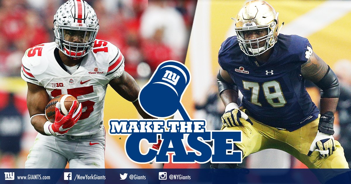 Giants's tweet photo. RT for Ezekiel Elliott
LIKE for Ronnie Stanley

Make the case: https://t.co/rIFPp6kzWF https://t.co/x5dJc4nRAV