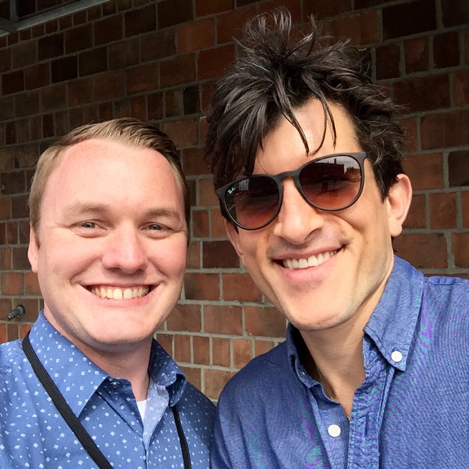 TylerSchnaidt's tweet photo. Having a blast at #INNW2016. #ConnectINNW with @IntimanTheatre's @heeeyandyk https://t.co/kmhh86vFsC