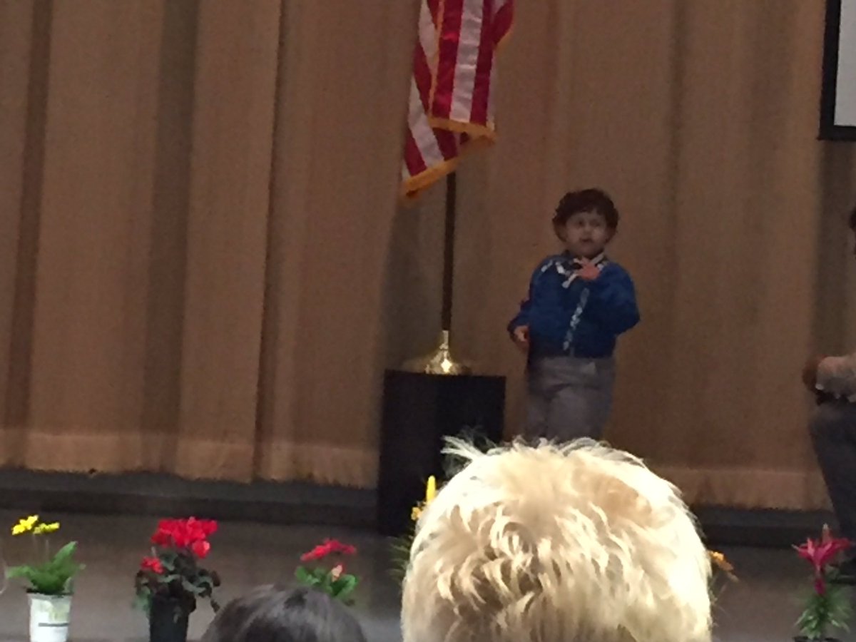 Congratulations Liam Gil - Walter Horn Award. You'll do great in kindergarten.