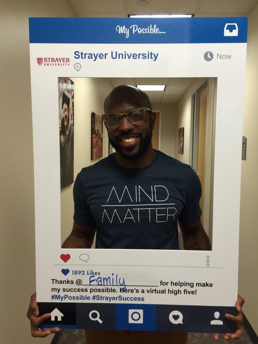 ButlerN856's tweet photo. #MyPossible #StrayerSuccess #CherryHill #StrayerUniversity @StrayerU https://t.co/71NNYhqafL