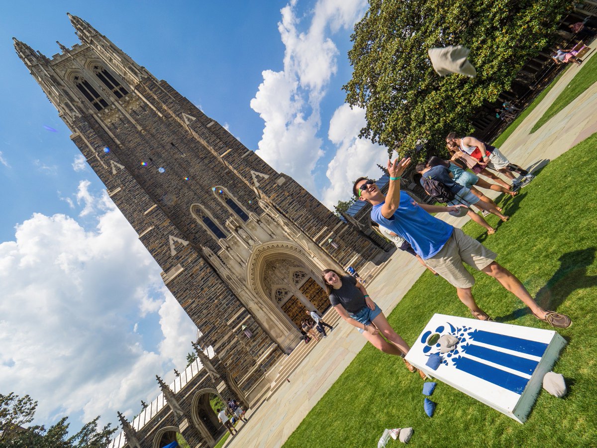 DukePoliSci's tweet photo. Duke students celebrating LDOC  #dukeLDOC #LDOC #LDOC2016 #dukestudents #dukeuniversity https://t.co/XARxQQBJFJ