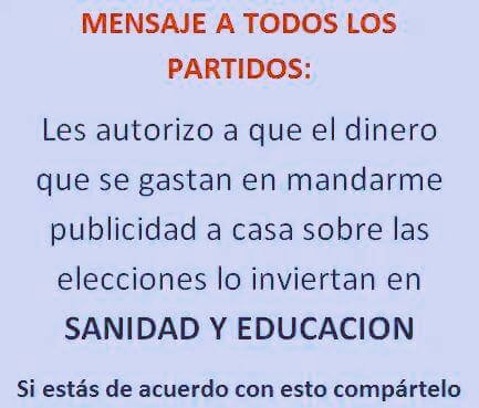 sousa_viti's tweet photo. Estimados @marianorajoy @sanchezcastejon @Pablo_Iglesias_ @Albert_Rivera
Inviertan en SANIDAD y EDUCACION, gracias https://t.co/iP1kpYIT4Y