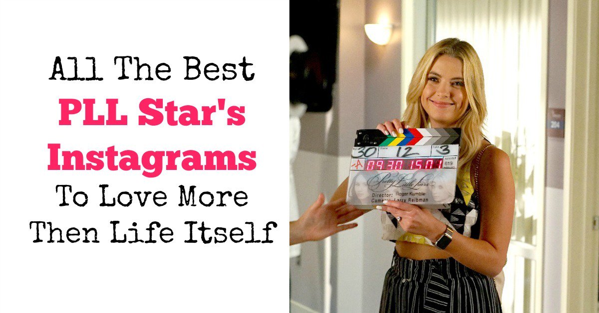 MyKidsGuide's tweet image. #PLLfans sneak a peek behind the scenes. Check out who from #PLL has the best Instagram! bit.ly/1WS0JRY