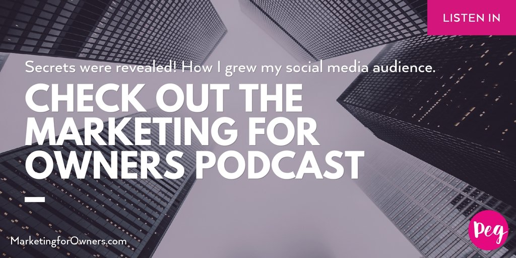 PegFitzpatrick's tweet photo. How I grew my social following [podcast interview]  https://t.co/PdrmV5Lm1a via @MarketingOwners https://t.co/lEUKJAVcXY