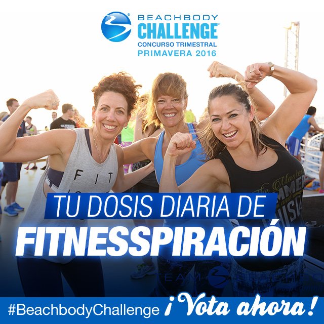 TeamBeachbodyEE's tweet photo. ¡Apoya nuestra comunidad! Vota por los ganadores trimestrales del #BeachbodyChallenge aquí > https://t.co/e90ls9e3oY https://t.co/5AJqJKNysc