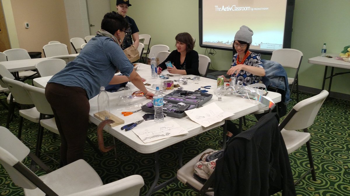 Creating art from trash! #impacttrashdragon #ImpactLancaster