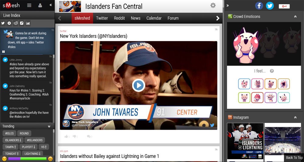 sMeshCentral's tweet photo. #TBLvsNYI Game 1 tonight. Join real-time fan social at sMesh Central https://t.co/Rmz26XBewe https://t.co/LDqiyk2OH0