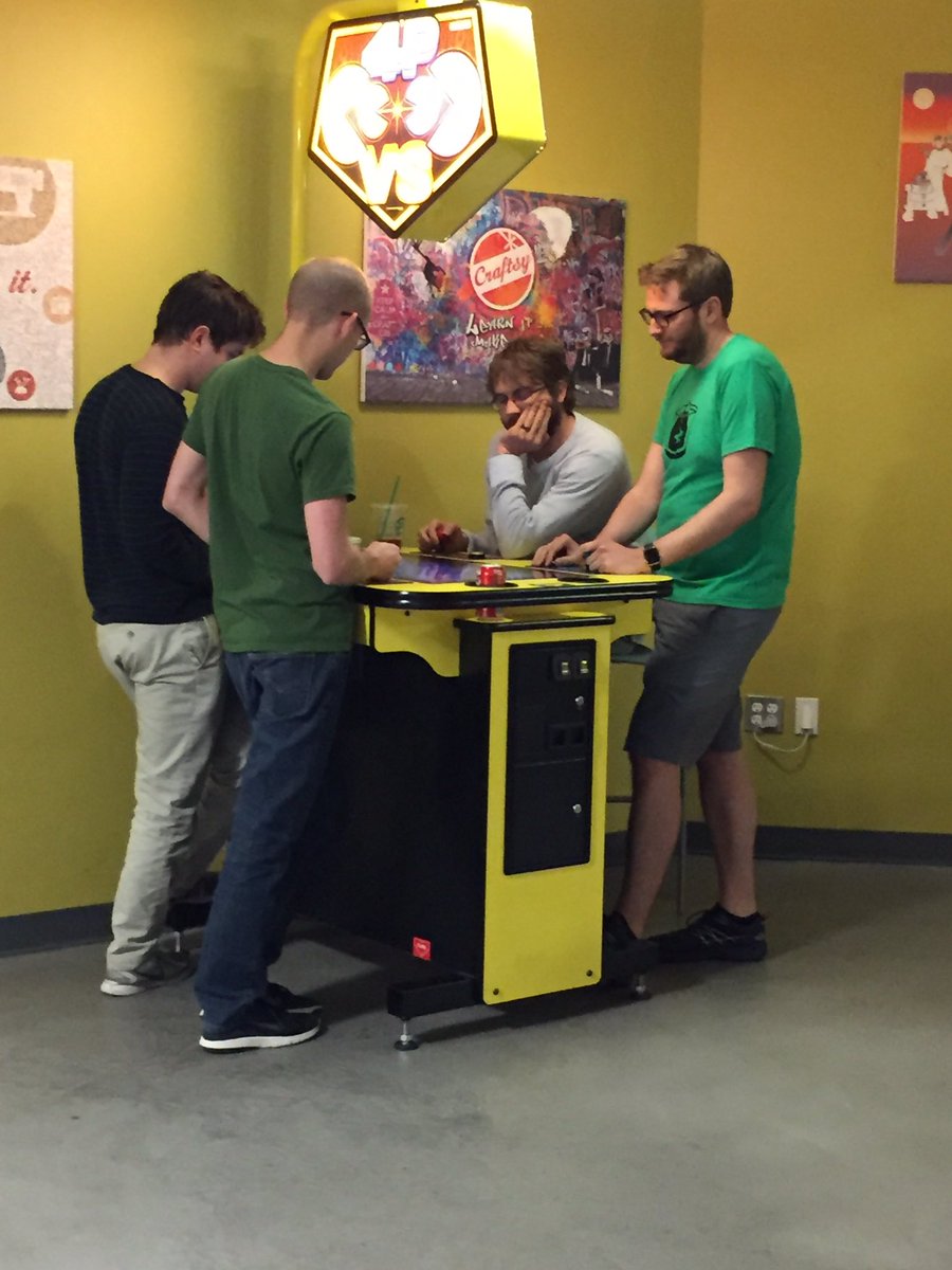 TeamCraftsy's tweet photo. It's always good to take a PacMan break! #CraftsyLife #PacMan https://t.co/frRsqQTgKP