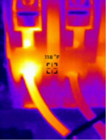 seekthermal's tweet photo. The #seekthermal Reveal identifies hot connections on this contactor fuse box. Get yours at https://t.co/iCXIPwRmZ1 https://t.co/J6Bnszkflu