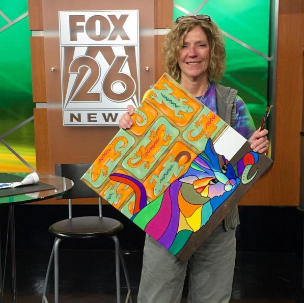 HoustonBCAF's tweet image. Making our rounds! Who's ready for a festival?! #houartfest #htx #houston