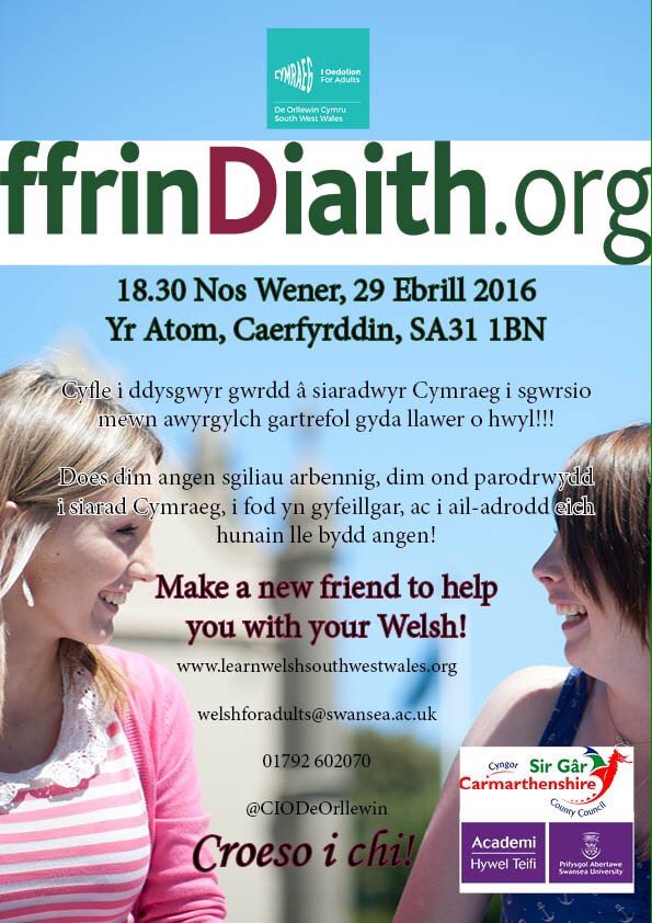 yr_atom's tweet photo. Yn Yr Atom nos Wener.Dewch yn llu! @CIODeOrllewin @CarmsCouncil @CymryDDS @drindoddewisant https://t.co/18NE4io58C