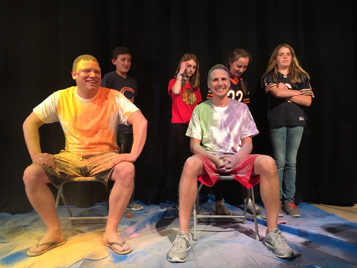 Prepping for this year's Deer Path Dash/Color Run, knocking out autoimmune diseases <a href="/LakeForestSD67/">Lake Forest School District 67</a> @AARDATweets