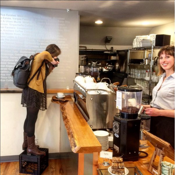 madebyfreeform's tweet photo. #custom #Zebrawood #madebyfreeform Wood iPad stand @BarringtonCoffe for the @SynessoFactory #espresso machine https://t.co/Mi4a0rdwDq