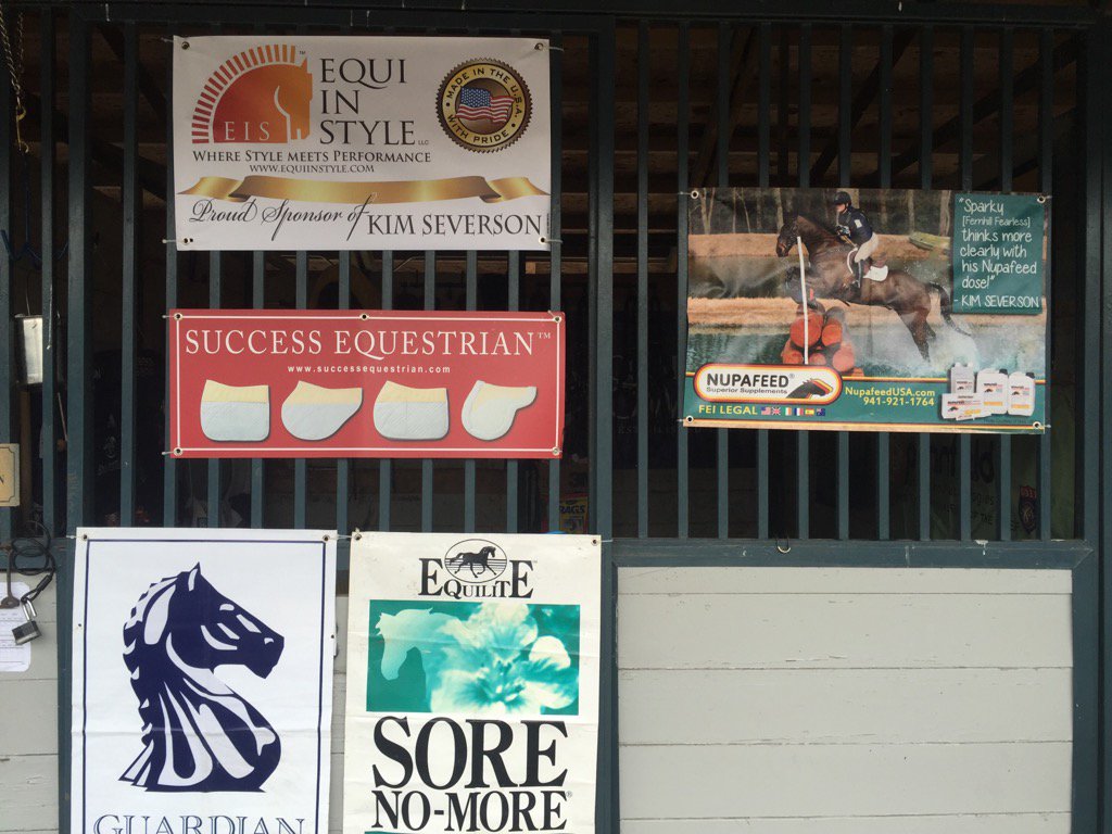 KimSEventing's tweet photo. Thank you to all of our wonderful sponsors for keeping our horses and rider healthy and happy! https://t.co/qSRMmm4jKF