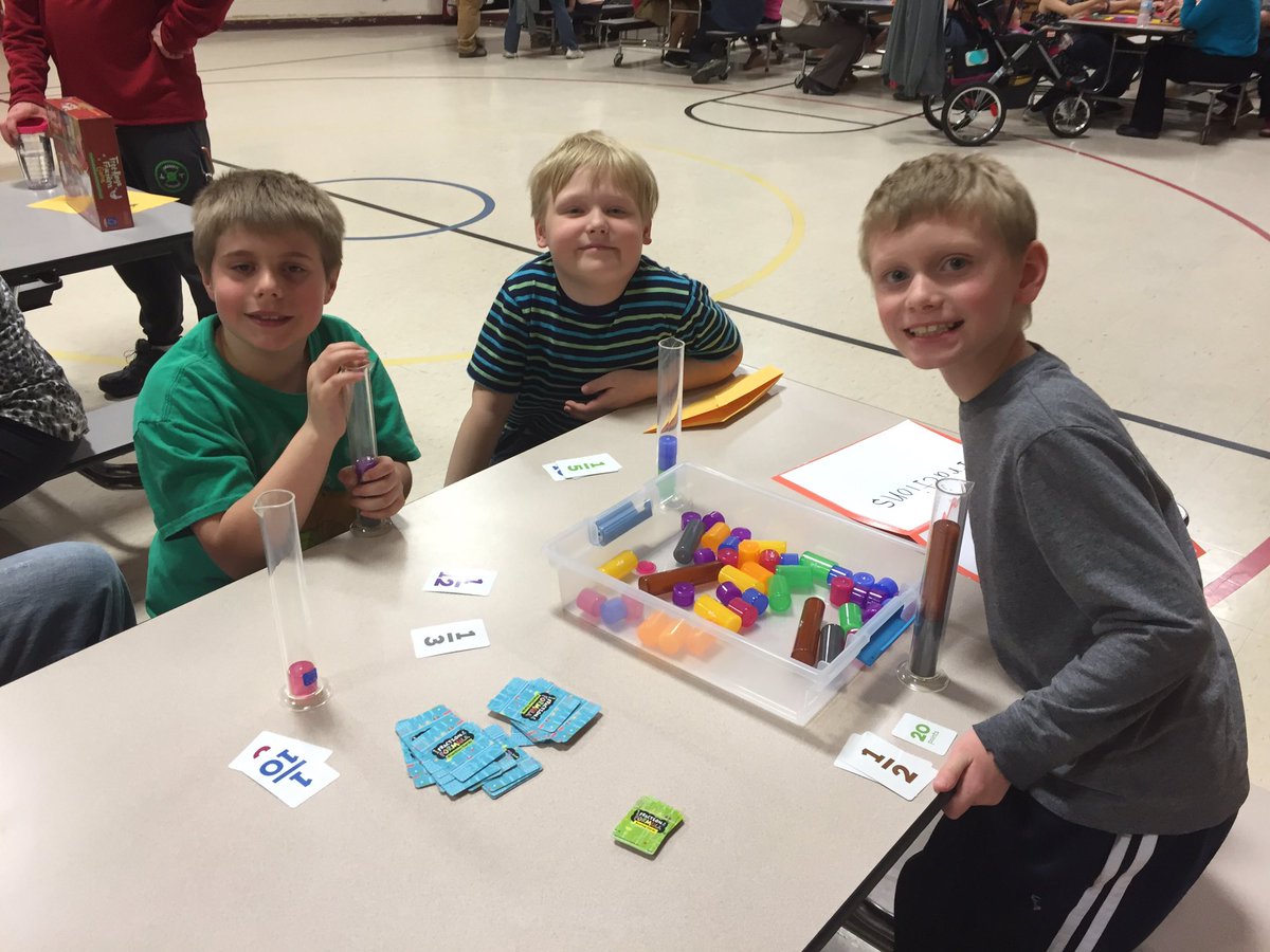 MrsJacobs110's tweet photo. Met some new friends and had fun playing "Fraction Formula." #GVSaddleUp #MathGameNight https://t.co/2cw2UiJqoX