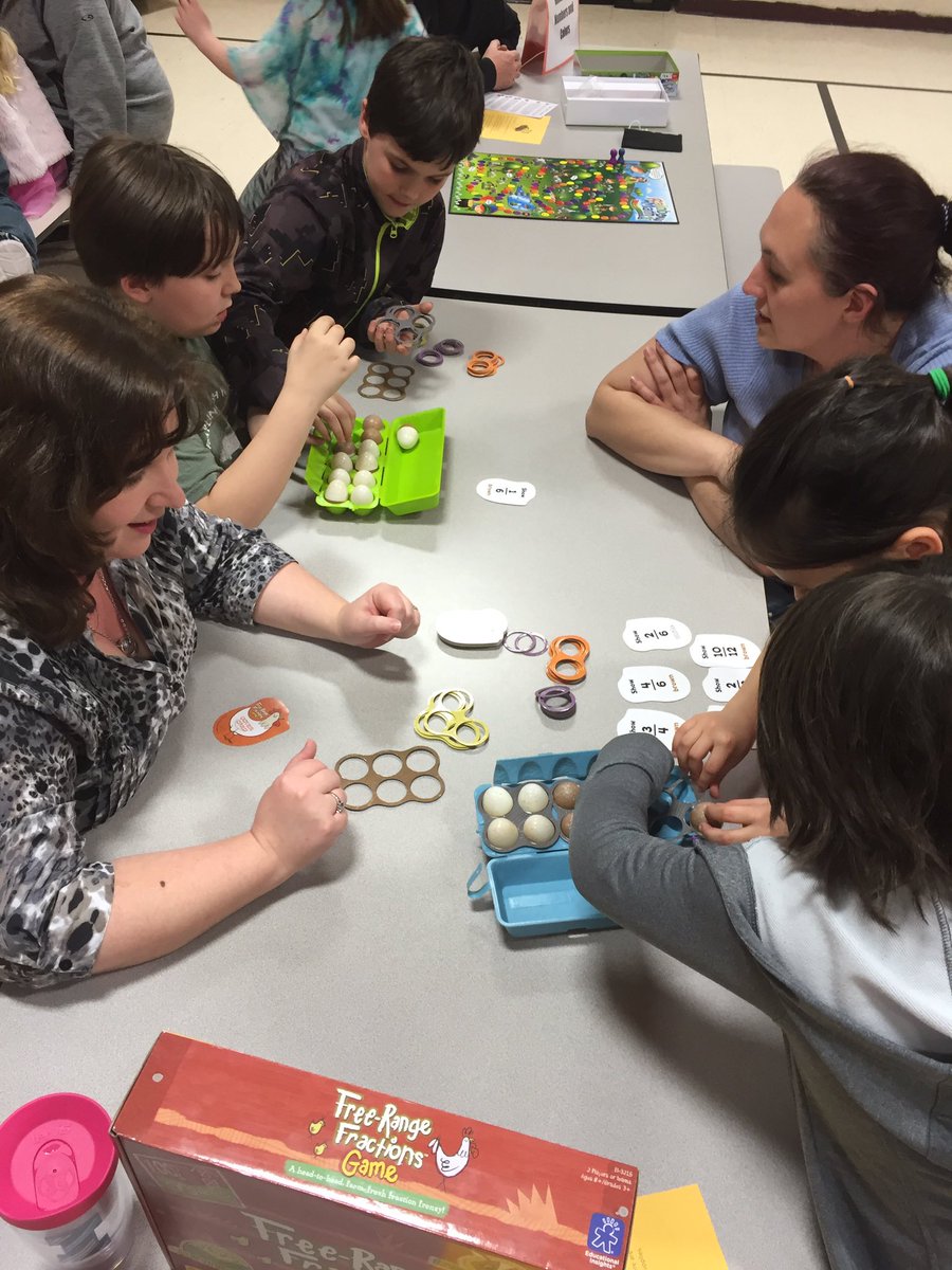 MrsJacobs110's tweet photo. Met some new friends and had fun playing "Fraction Formula." #GVSaddleUp #MathGameNight https://t.co/2cw2UiJqoX