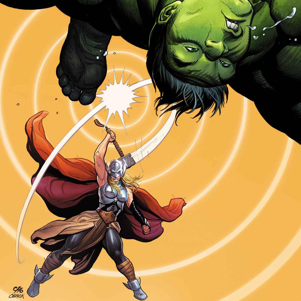 Marvel's tweet photo. From grey to green to Totally Awesome, witness the #Hulk’s biggest changes: https://t.co/gl4gDsIzpD https://t.co/T44j0Stcu4