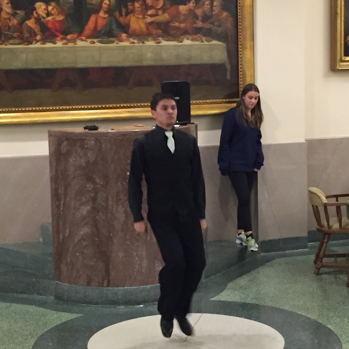 Frtomosa's tweet photo. Thanks for the grand show of @VillanovaU @nova_irishdance for the Friars at St. Thomas Monastery. You were awesome! https://t.co/miHhrsdj54