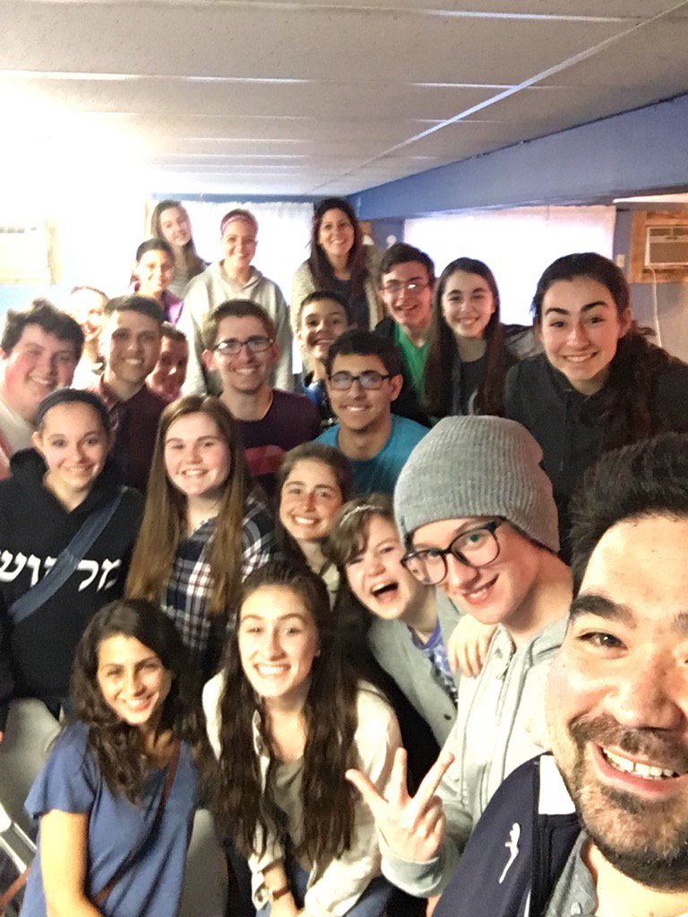 NYYouthMin's tweet photo. Hung w/this group of story telling students @RemnantTweetz. Gave $2000+ tonight thru @Speed_the_Light! #ONENY https://t.co/UfpyZ2VTDg
