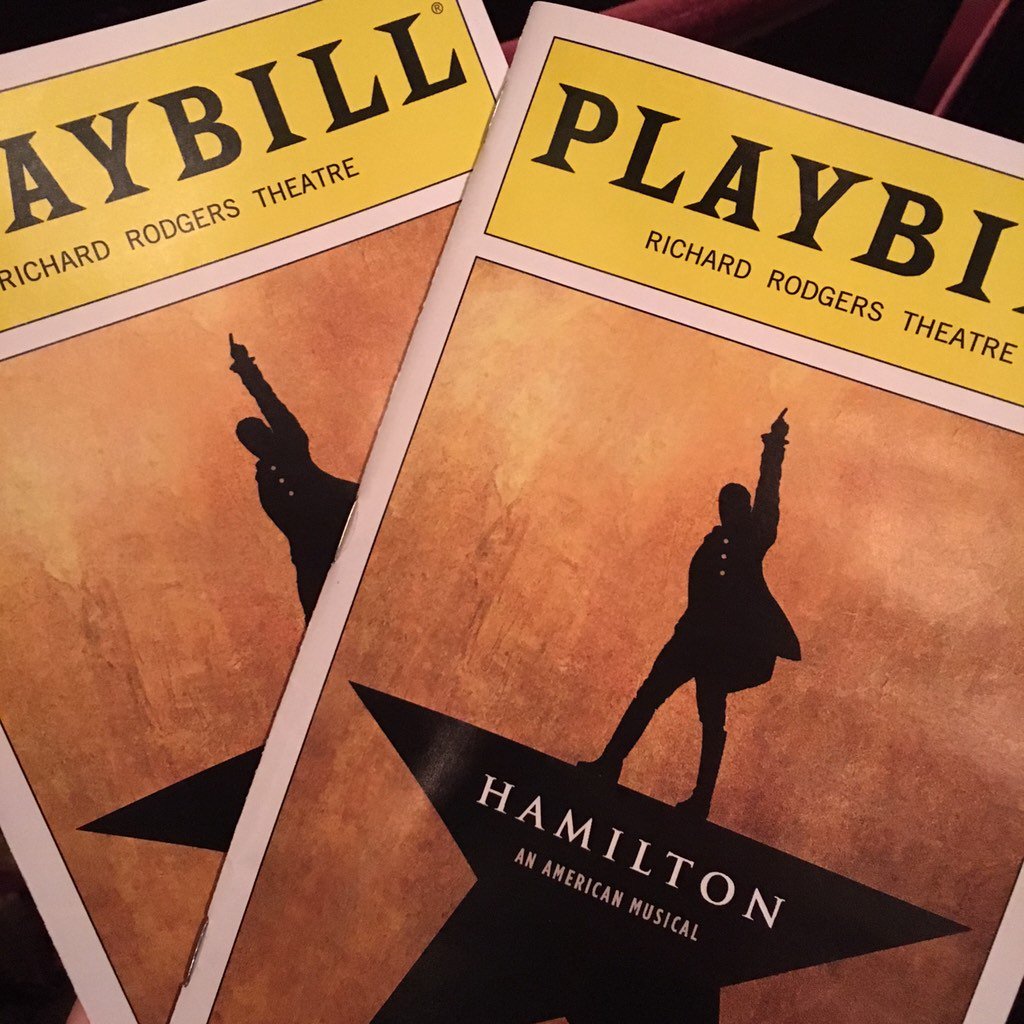 Rachel_LeWinter's tweet photo. Finally in the room where it happens! #Hamilton https://t.co/YUHwfhEF0Z