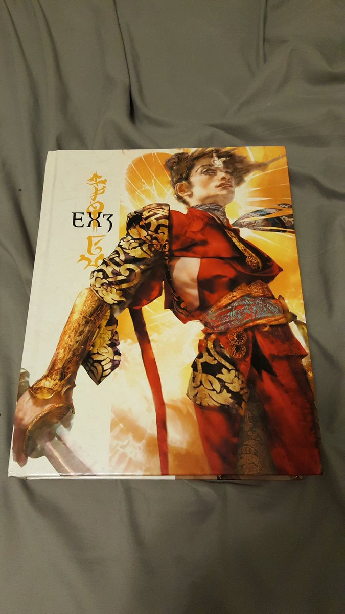 Tsilkani's tweet photo. WOOHOO GOT MY COPY OF #Exalted3rd https://t.co/rQhK6n4s3Q