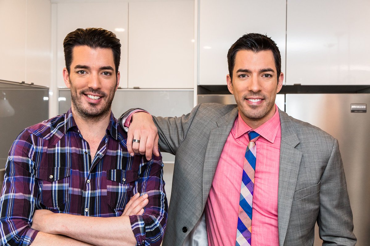 PropertyBrother's tweet image. 'Double the trouble, double the fun! Check out @hgtv US at 8pm for back-to-back episodes of #PropertyBrothers.