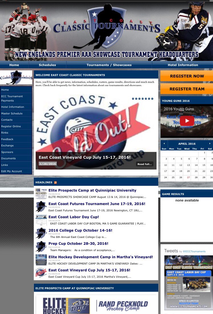 ECCTournaments's tweet photo. East Coast Classic Tournaments, New England's Premier AAA Showcase Tournament Headquarters! https://t.co/r108rz9R4i https://t.co/3qiLFpUq8M