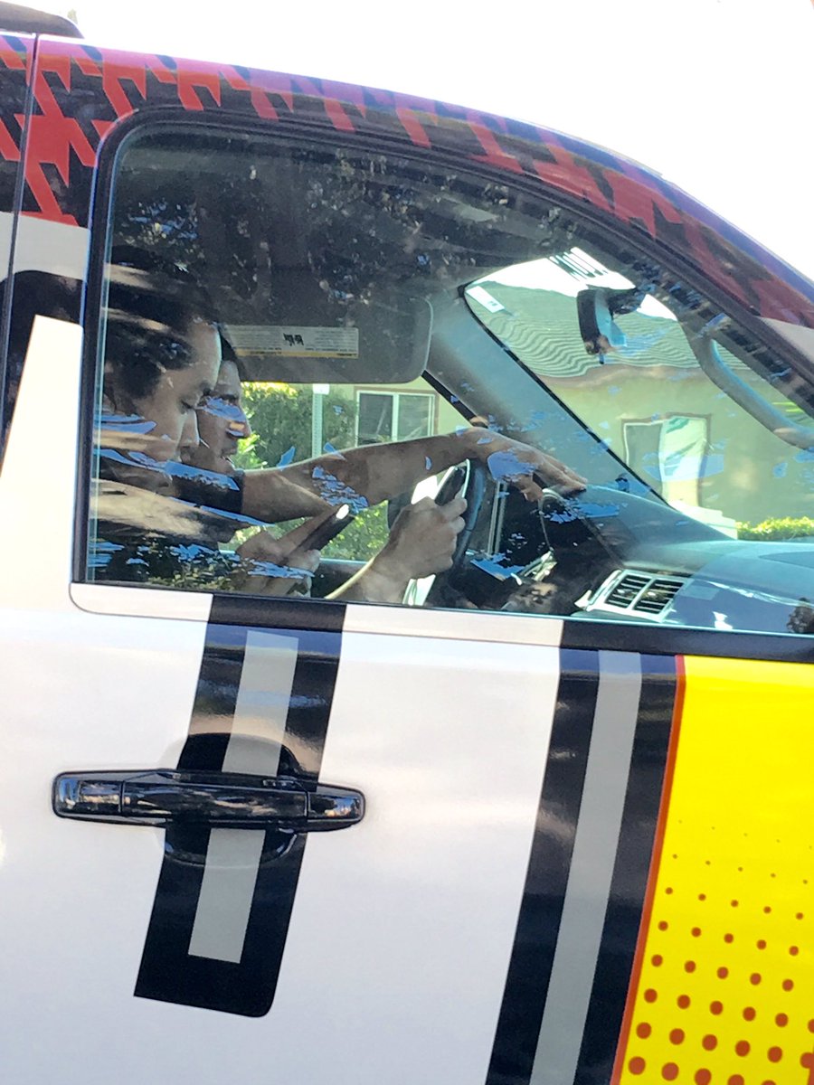 SyntheticHype's tweet photo. @971AMPRadio Your drivers should keep their eye on the road when driving the company car, no? https://t.co/ovkUveuEI2