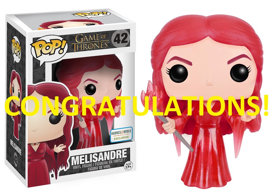 Funko's tweet photo. Congrats to Christian Paulson, Emily Armstrong, Hannah Hudson, Chris Donovan, &amp; Mathias R.! https://t.co/P2MLNTK4he