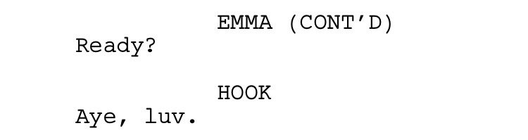 Here's another #OnceUponATime #scripttease -- hope to see ya Sunday!