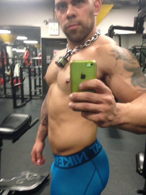 I've been a busy boy at the gym. Side note, do those tights make my ass look big? I hope so ;) @SteamworksCHI<a href="/tag/nipples"class="tags"><span>#nipples</span></a>