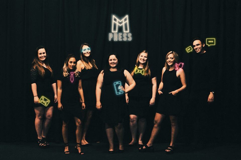 MPressAd's tweet photo. Your MPress team: making print and digital look way too cool. https://t.co/uKsYtkW3jJ