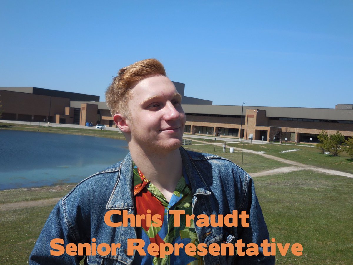 BHSTeamLegacy's tweet photo. Chris Traudt is our other senior rep! With his constant optimism, Chris keeps our team's spirits high. #VoteLegacy🚀 https://t.co/x5I1c8qKeM