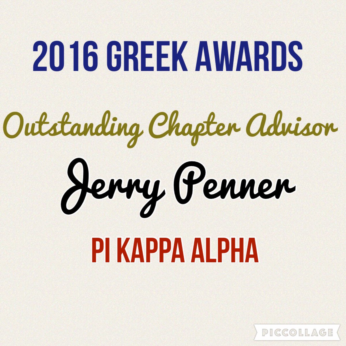 MSUGreekLife's tweet photo. Congratulations to the fraternity advisor of the year! #RacerGW16 https://t.co/QO5RwMAbgh