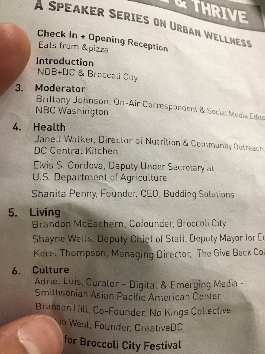 NextDayBetter's tweet photo. The speaker list full of amazingness here at #ndbdc X @BroccoliCity. #BCFest https://t.co/t8Jpkfn825