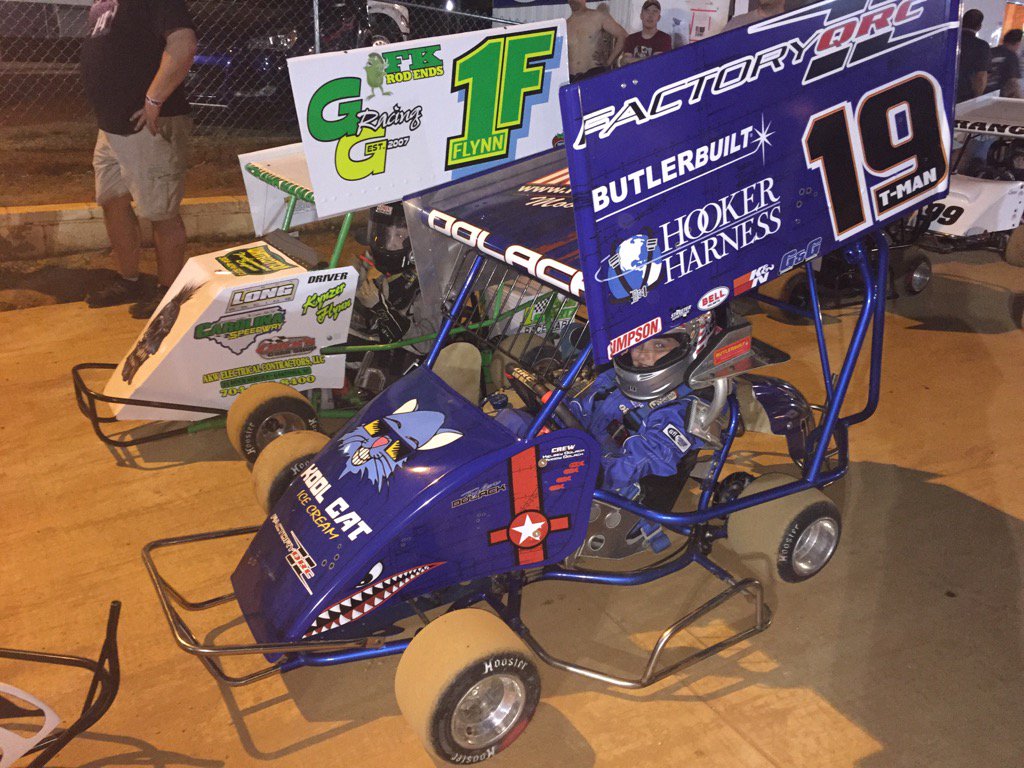 TManRacing19's tweet image. The #ModSquad of Tyler and Kynzer ready to roll off for the feature. #MastersofDisaster