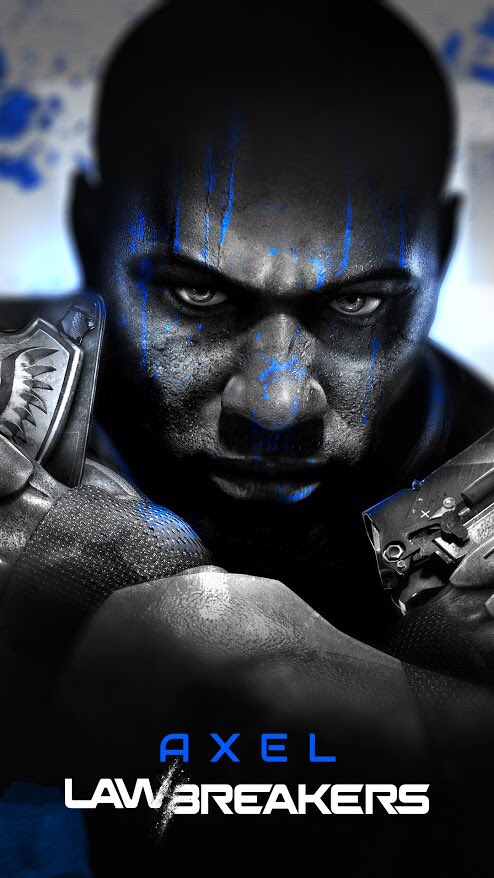 rohanlikespants's tweet photo. Sneak peek at the @lawbreakers fan kit coming soon. Special thx to @leucinBKP here's a taste, my fav character Axel: https://t.co/eGblpoopnM
