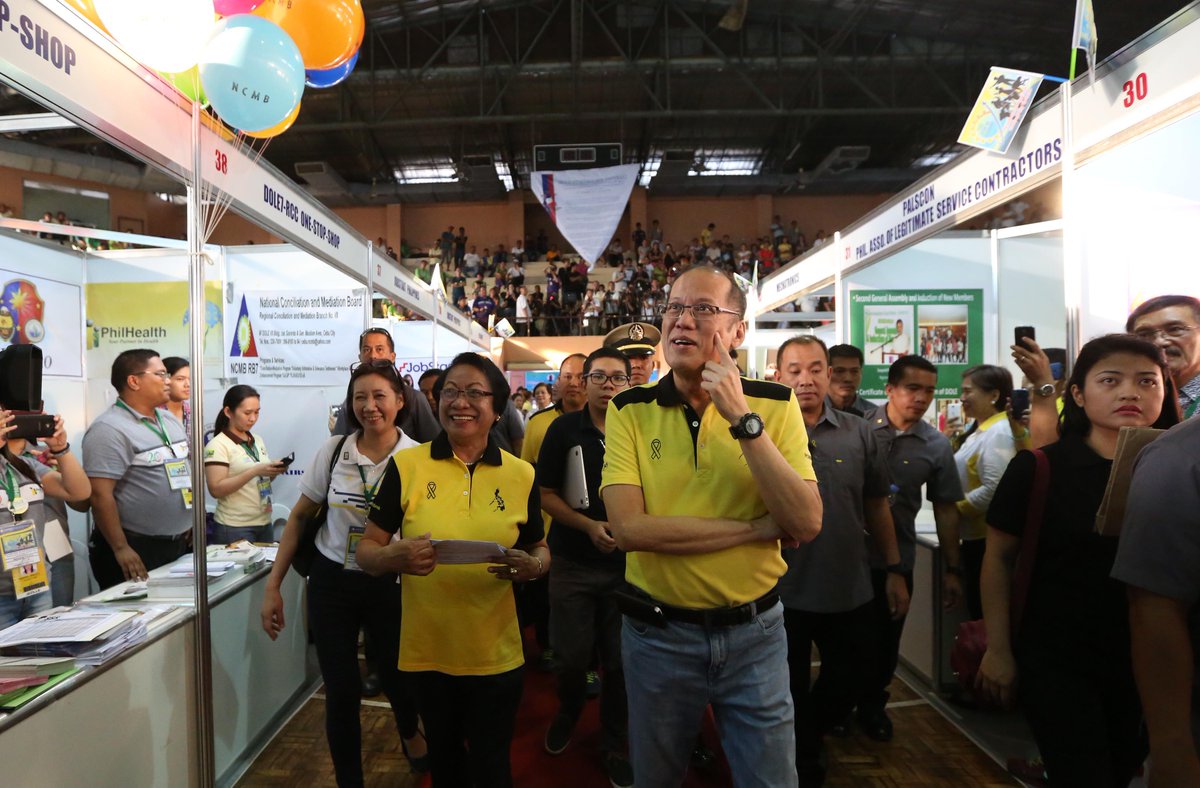 Official Gazette PH on Twitter "PHOTO President Aquino visits DOLE's