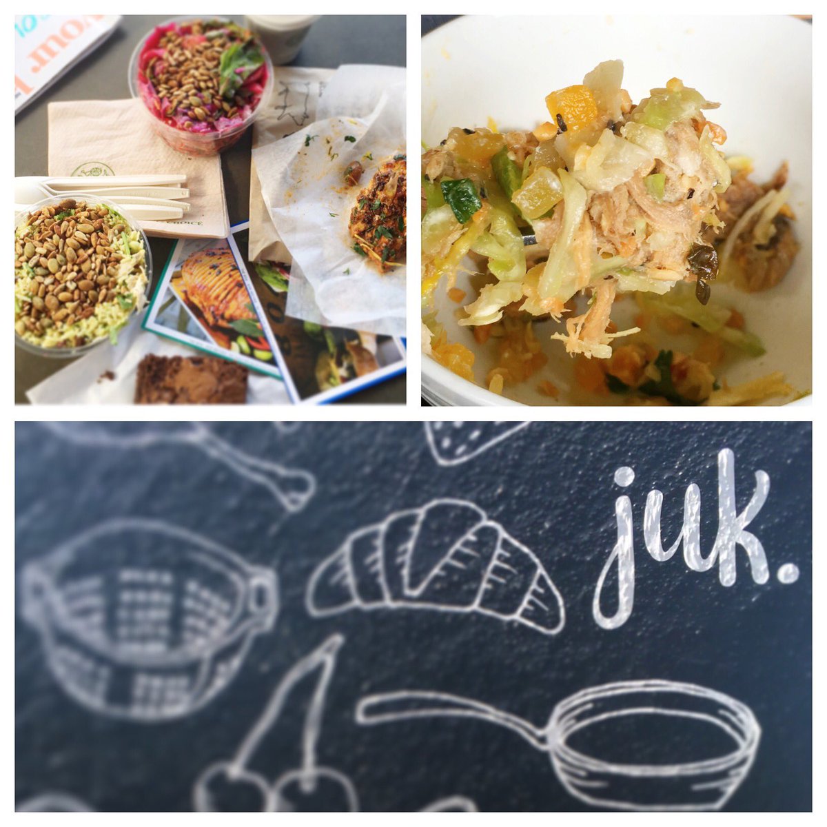 melisake's tweet photo. Had delicious salads for lunch all week.  Tried @ripedeli @farrofresh @underground_kit &amp; The Zoo Keepers Son. Yum! https://t.co/Riao7Y4R8l